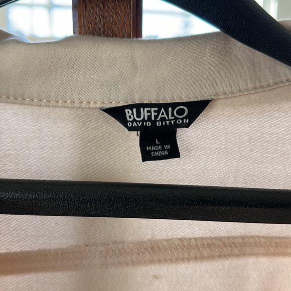 Peachy cream jean jacket - Picture 3 of 5